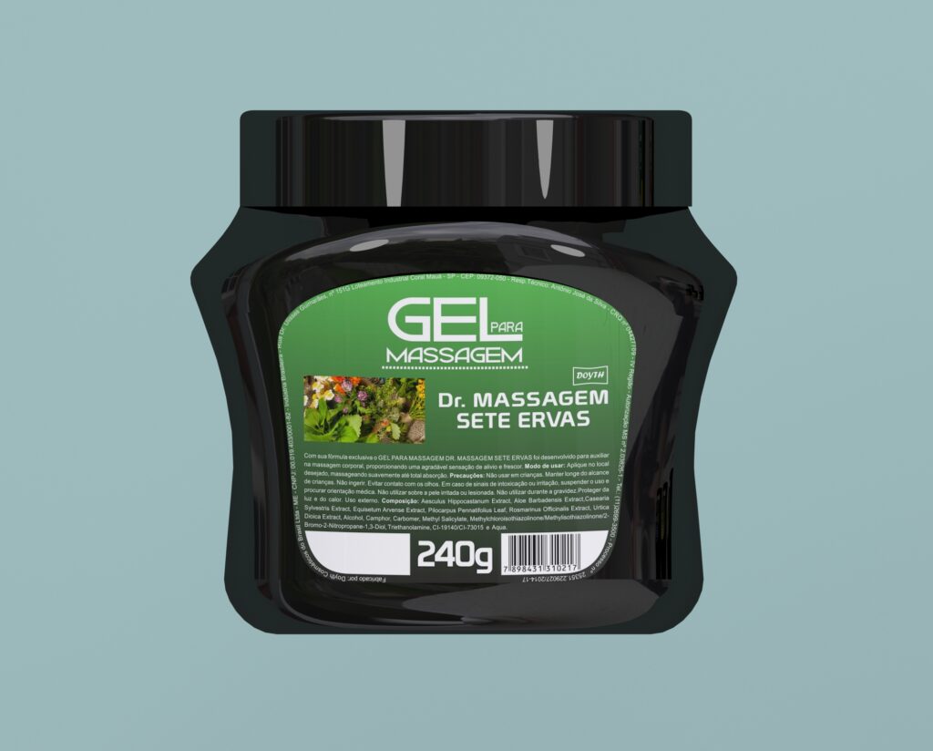 Gel Para Massagem Sete Ervas 240g