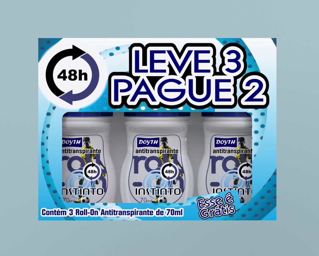 Leve 3 Pague 2 Instinto 70ml